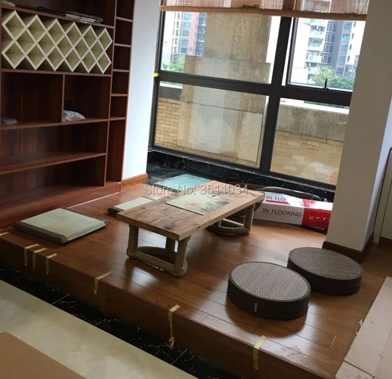 

2pieces 45x45cm Zabuton Zafu cushion Putuan cushion meditation square cushion, Japanese-style health-care soft chair cushion