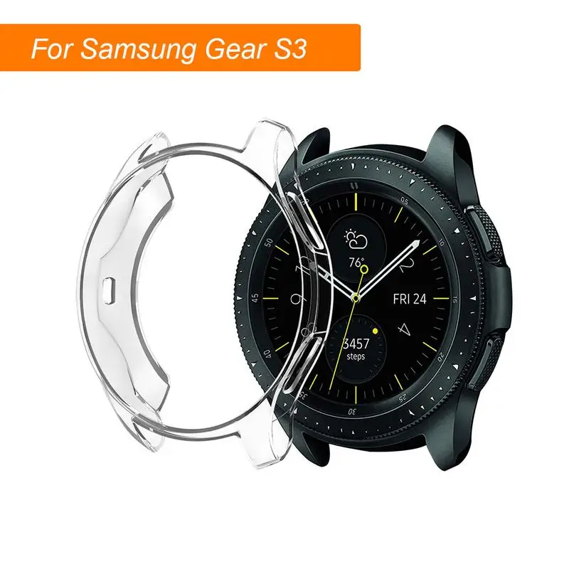 Pop TPU Silicon Soft Smart Watch Protector Case Cover For Samsung Galaxy Gear S3 Frontier 46mm Ultra Slim | Электроника