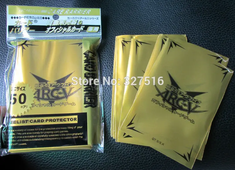 12 упаковок (600 шт.) Yu Gi Oh! Защита Карт YuGiOh ARC V защита карт аниме уход за картами