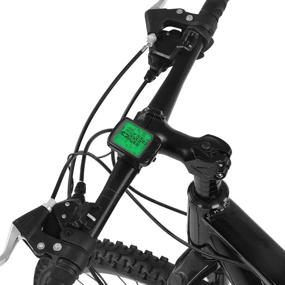 Waterproof Bicycle Wired Stopwatch Speedometer Odometer With LCD Screen Bike Computer Mount Holder Accessories | Спорт и развлечения