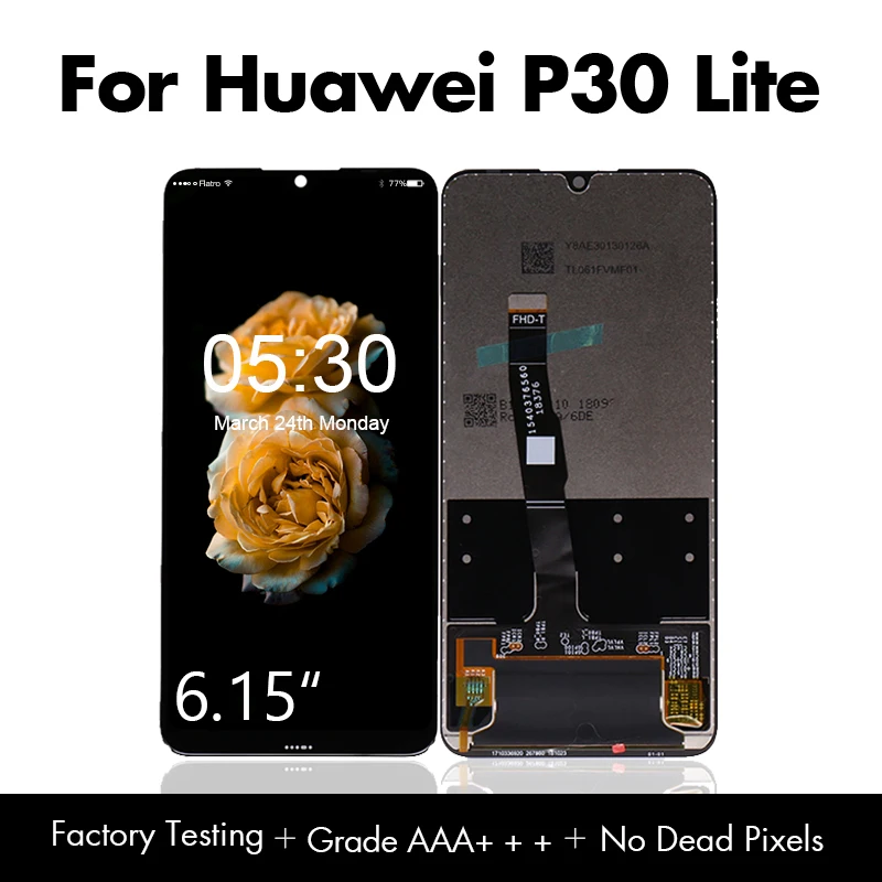 Для Huawei P30 Lite дисплей Nova 4E ЖК сенсорный экран дигитайзер сборка панель Оригинал
