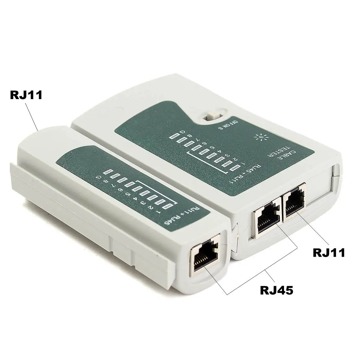Тестер для кабеля RJ45 CAT6 CAT5e RJ11| |