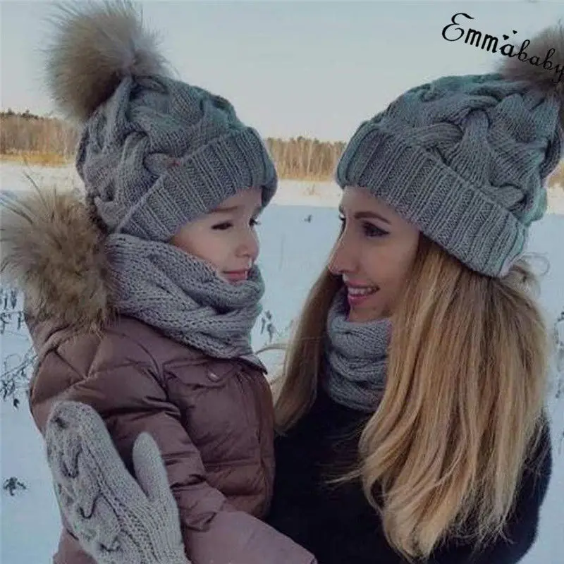 Hirigin бренд Комплект из 2 предметов Для женщин для маленьких детей теплая зимняя