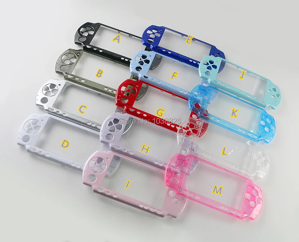 12 шт./лот многоцветный для PSP 2000 новый корпус Передняя Лицевая панель чехол с