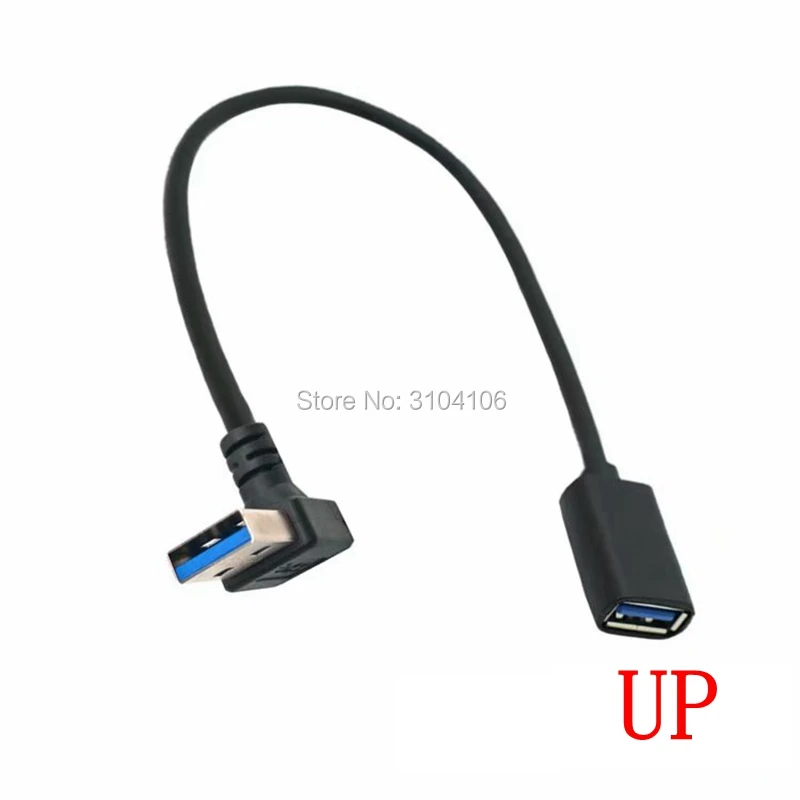90 градусов правый и левый вверх вниз локоть супер высокая скорость USB 3 0 Мужской
