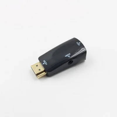 100 шт. HDMI-VGA адаптер конвертер кабель с аудио кабелем поддержка HD 1080P для Xbox X360 PS3 PS4