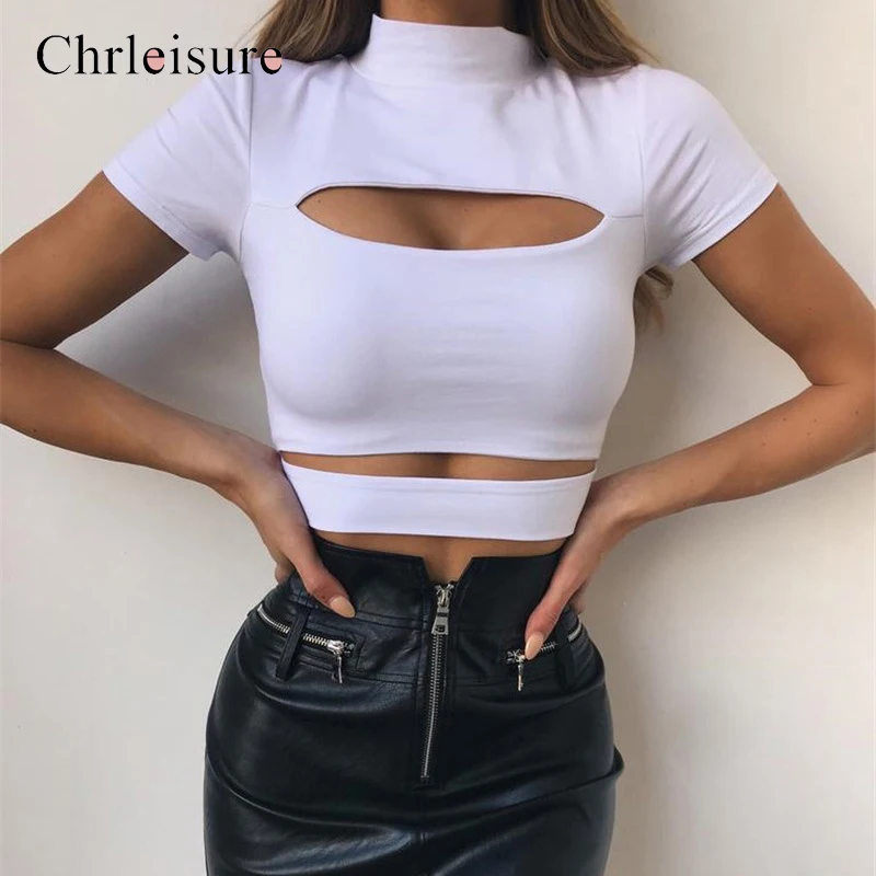 Chrleisure сексуальные Harajuku Для женщин футболки сезон лето футболка женская обувь для