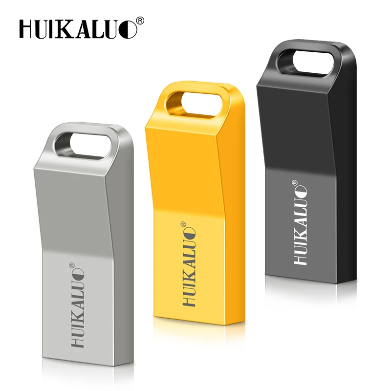USB флеш накопитель Huikaluo из металлической стали memoria usb флешка 64 Гб com frete бесплатно