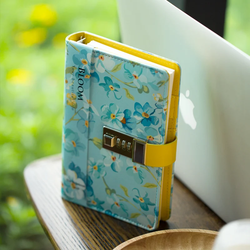 

Ring Binder a6 Diary with Lock Planner Refill Daily Journal Kawaii Travelers Notebook Agenda Anillas dagboek met slot