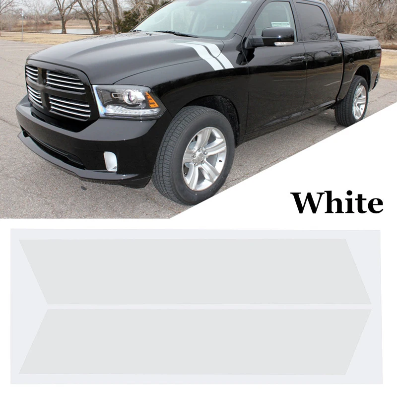 Грузовик автомобиль виниловая наклейка Mark Stripe стикеры капот крыло для Dodge Ram Ford