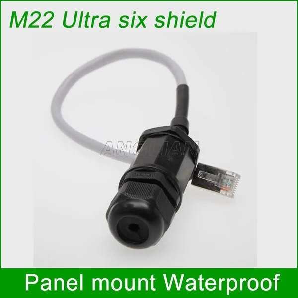 Защищенные разъемы надежные M22 Ethernet LAN RJ45 водонепроницаемый разъем гигабитная