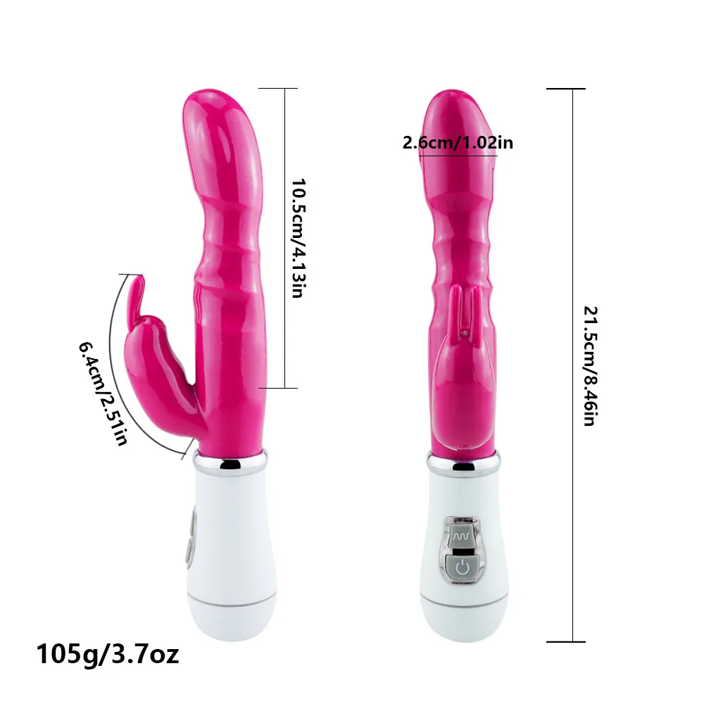 12 Скоростей G Spot фаллоимитатор вибратор кролик Стимулятор клитора эротический