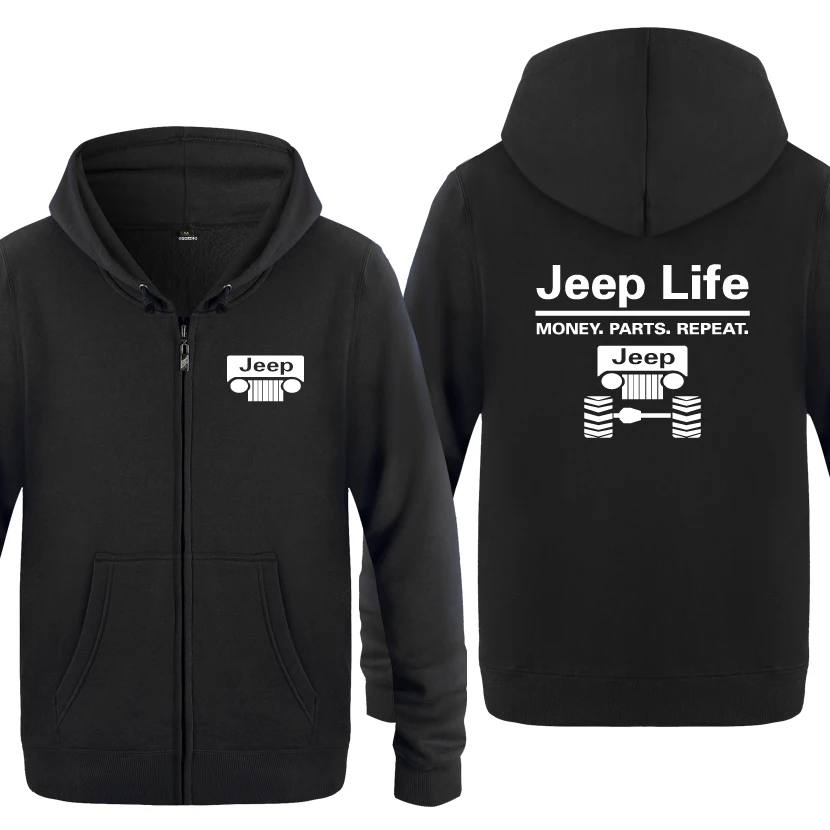 

2022 NEW Car Life - Money Parts Repeat Novelty Creative Sweatshirts Men 2018 Mens Zipper Hooded Fleece Hoodies Cardigans