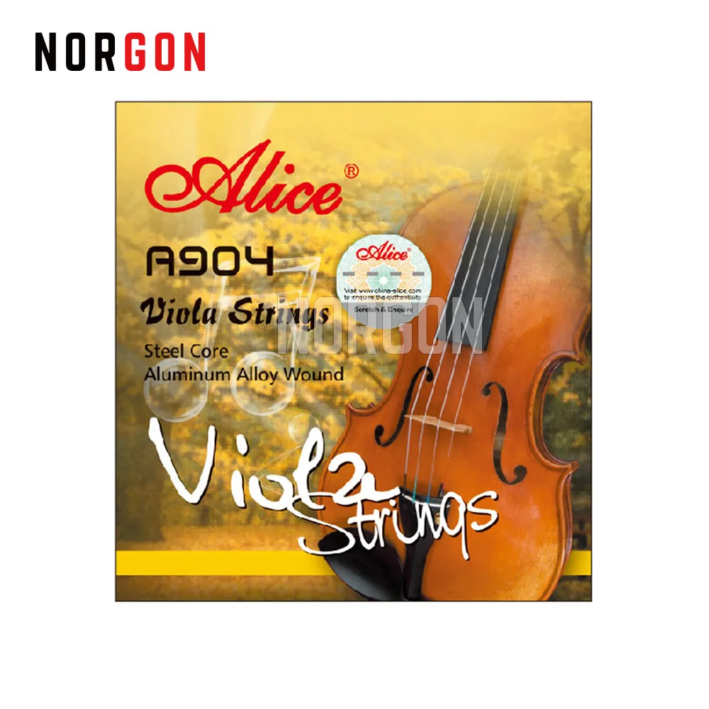 Alice Viola Strings A904 никелированный шариковый стальной сердечник Al Mg никелевая намотка