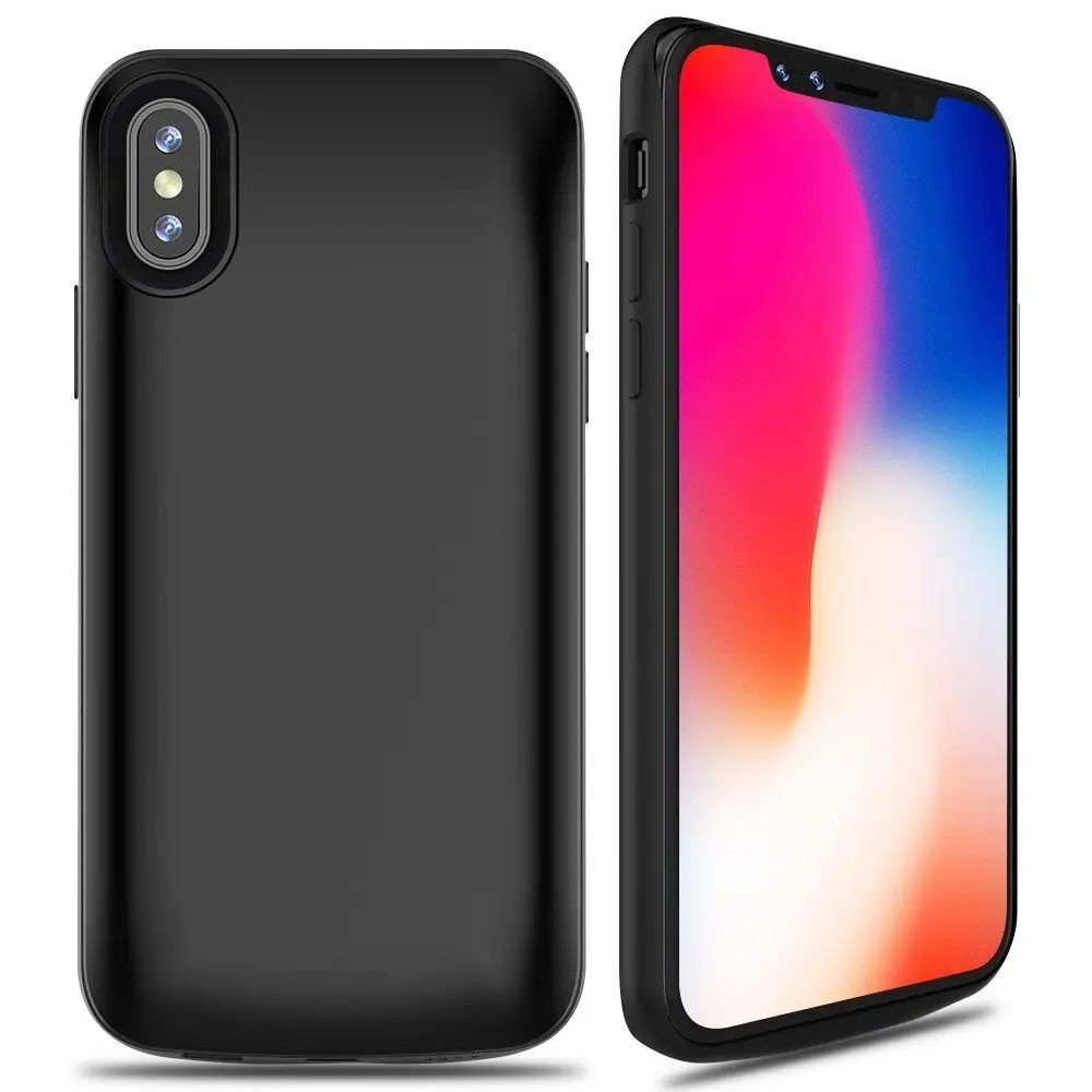 Чехол для зарядного устройства iPhone X/Xs 6000 мАч чехол X телефона|Чехлы с