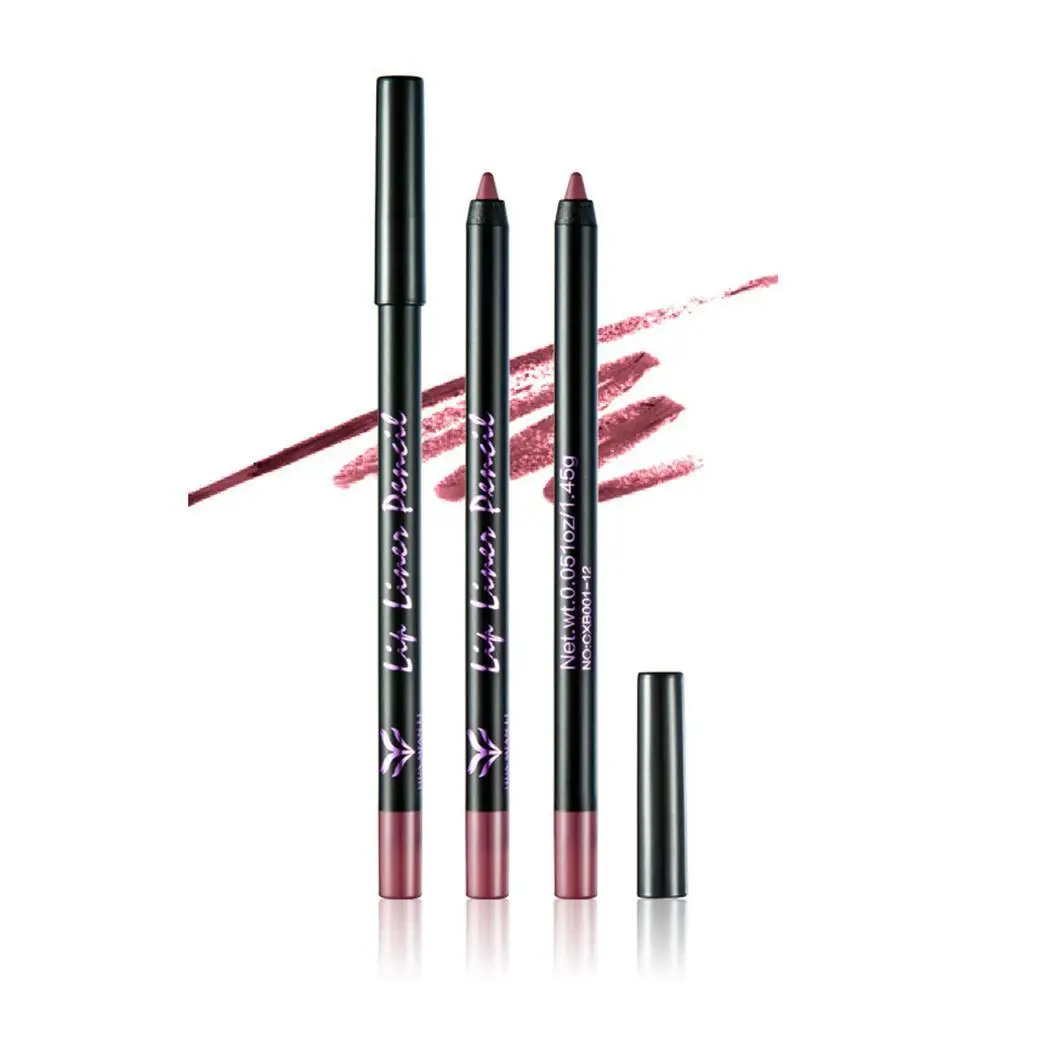 Waterproof Lip Liner Pencil Long Lasting Lipliner Long-lasting Easy to Wear Natural Nutritious. Makeup Tools | Красота и здоровье