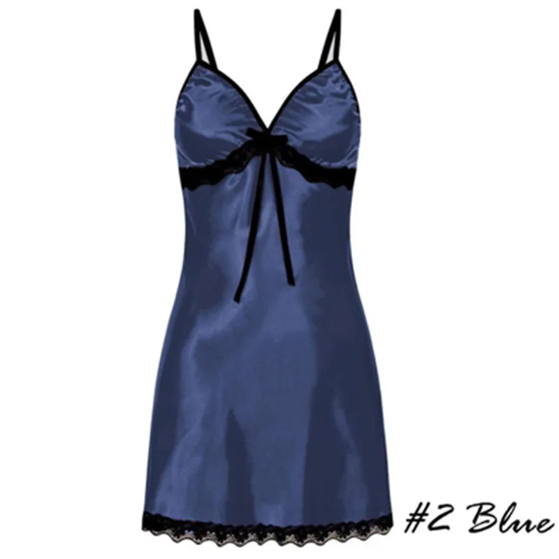 

Women's Sexy Lace Nightgowns Chiffon Spaghetti Straps Sleepwear Pyjamas For Women