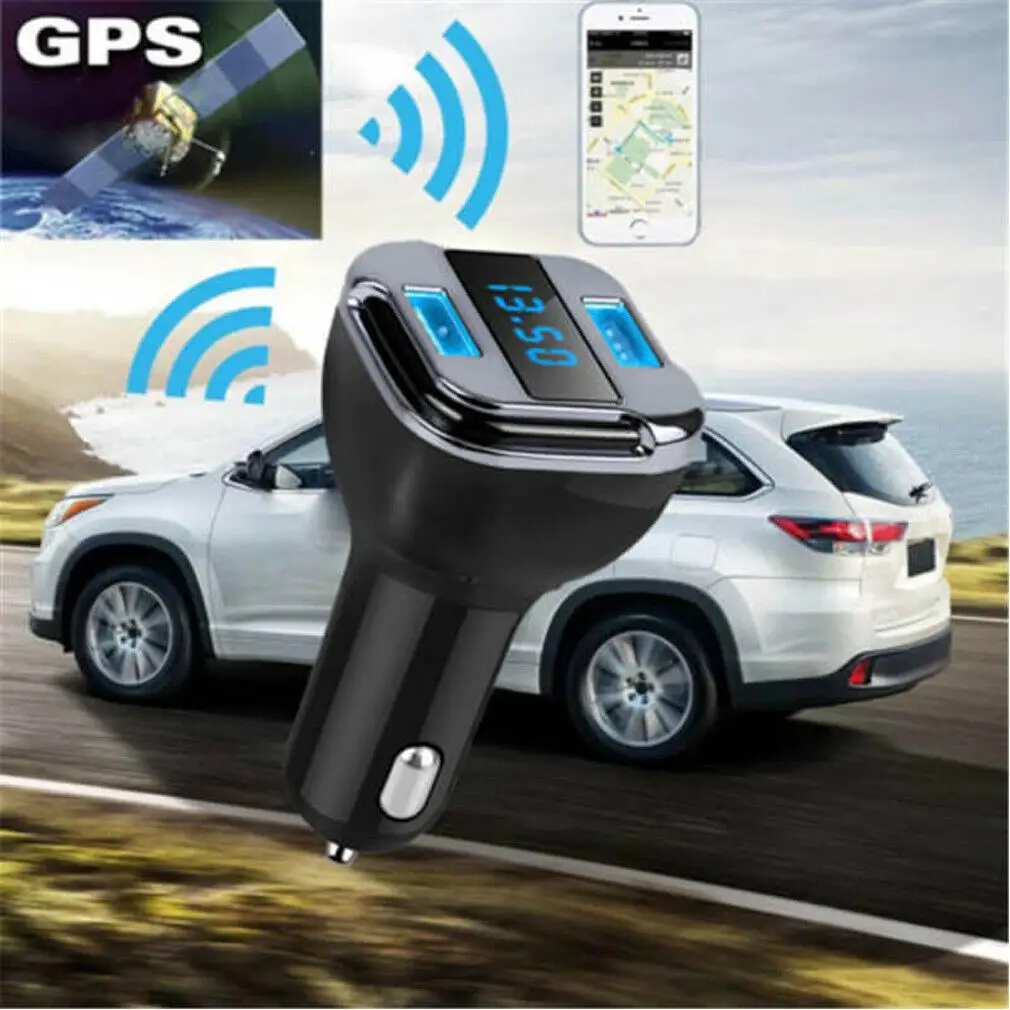 Автомобильный GPS трекер локатор устройство слежения в реальном времени двойной