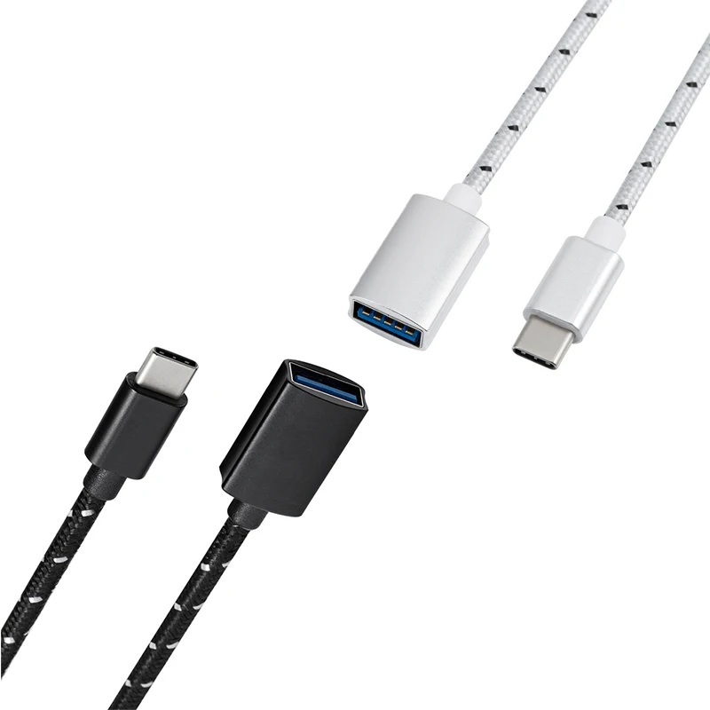 Кабель адаптер Type C OTG USB 3 1 Male To 0 A Female для Samsung One Plus MacBook USBC OTG|Переходники и