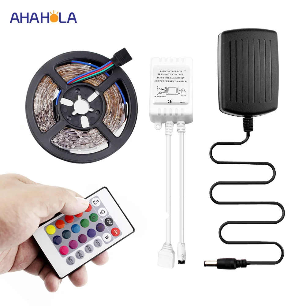 Светодиодная лента Epistar водонепроницаемая 5 м 12 В Smd 2835 Rgb 60