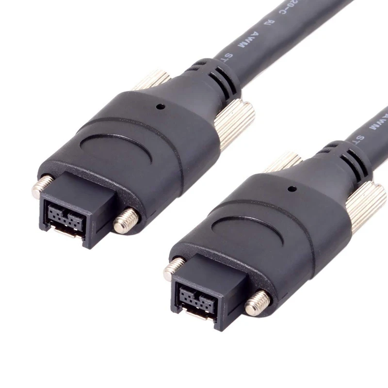Firewire 800 Ieee 1394 9 контактный разъем на кабель винтовой Тип крепления для камеры 1 0 м| |