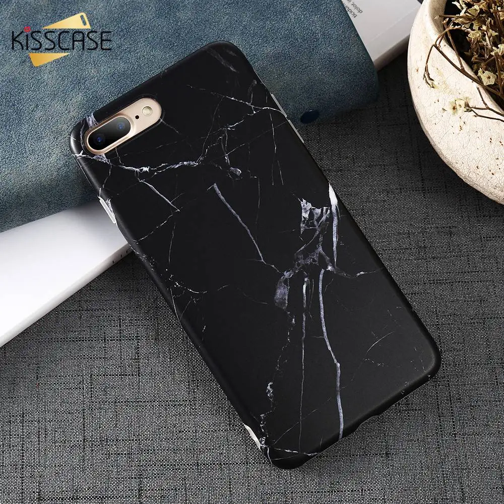 KISSCASE Fashion Marble Case For iPhone 7 8 X XS Max XR Phone Cases 6s 6 Plus 5S SE Soft Silicone Cover Shell Capa |
