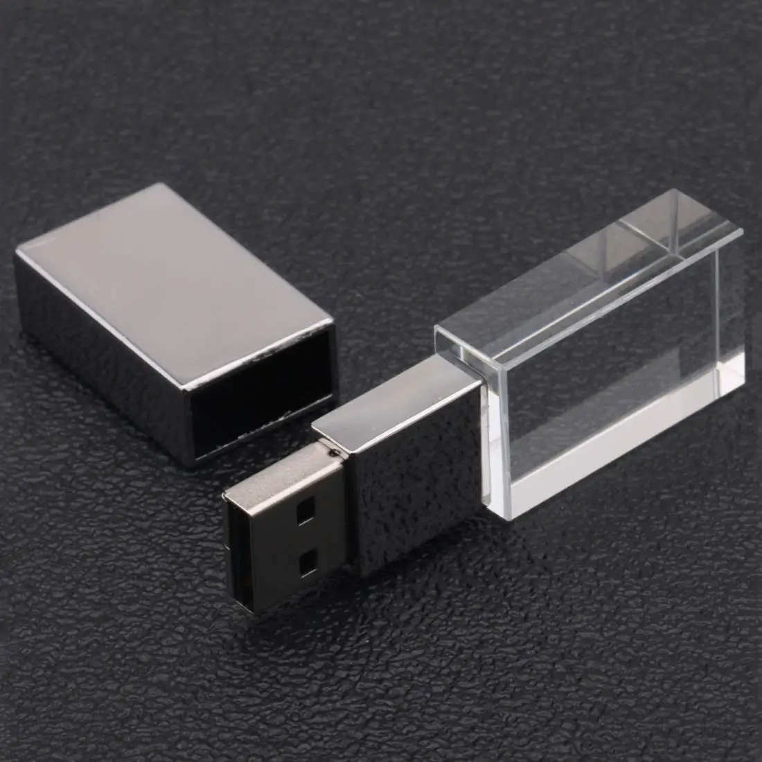 Кристально прозрачный СВЕТОДИОДНЫЙ металлический Usb флэш накопитель 32 Гб usb