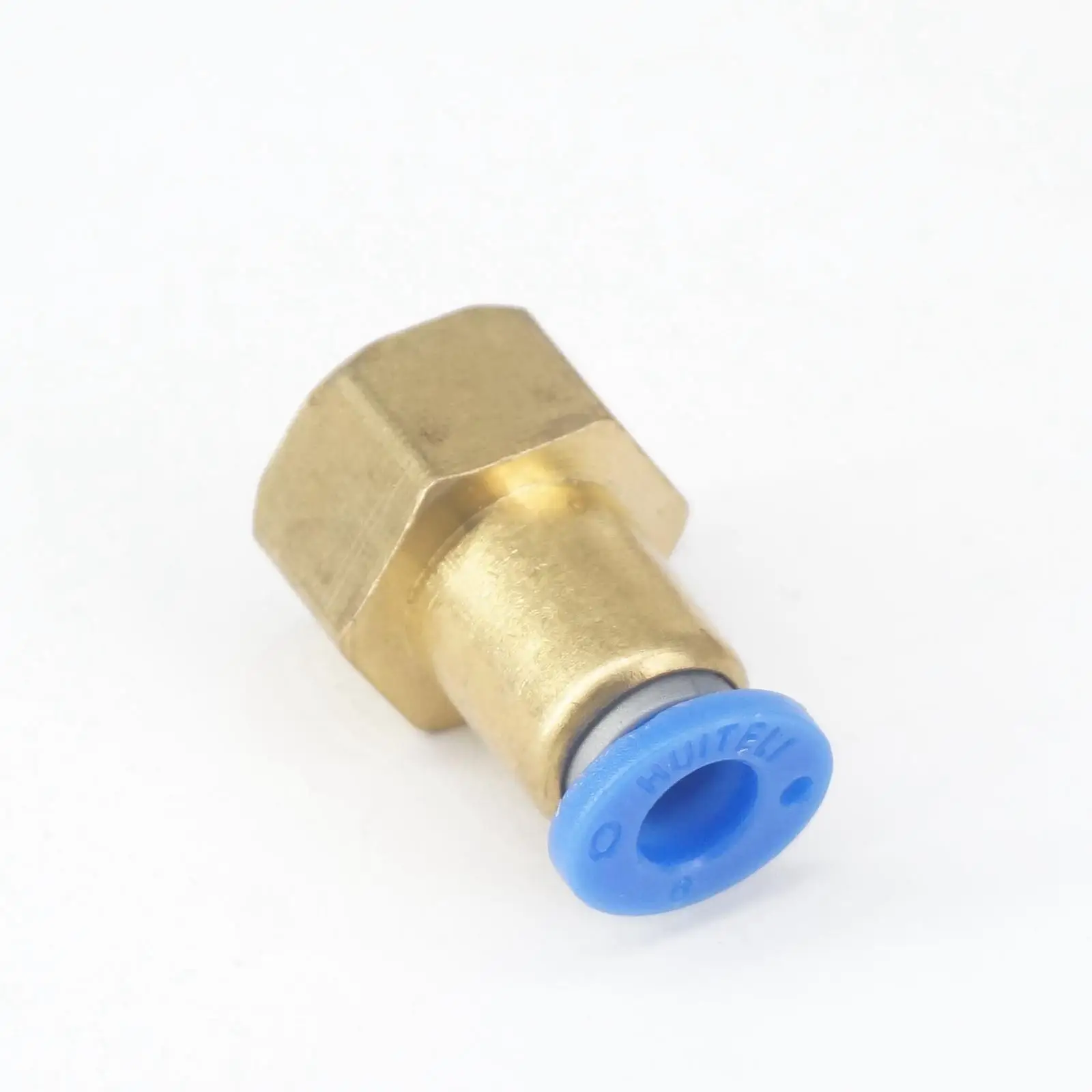 

LOT 5 3/8" BSP Female to Fit Tube O/D 6mm Pneumatic Push In Connector Union Quick Release Air Fitting Plumbing