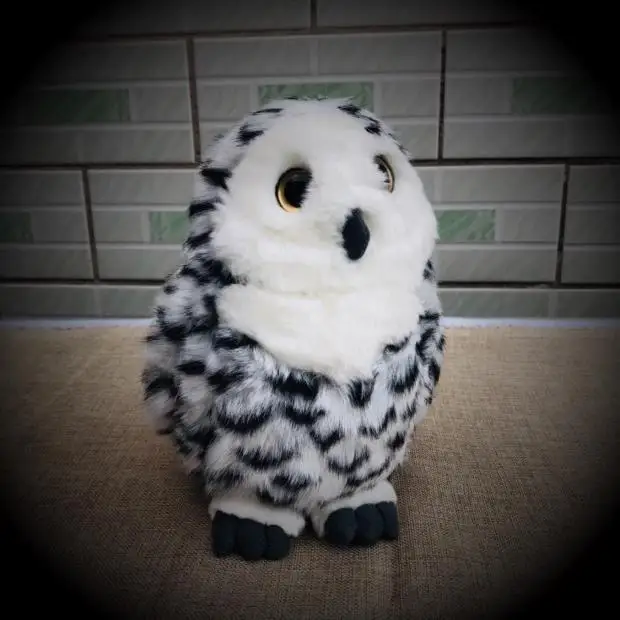 

U.s.a Country Physical Geography Simulation Snowy Owl White Owl Tuba Lint Toys