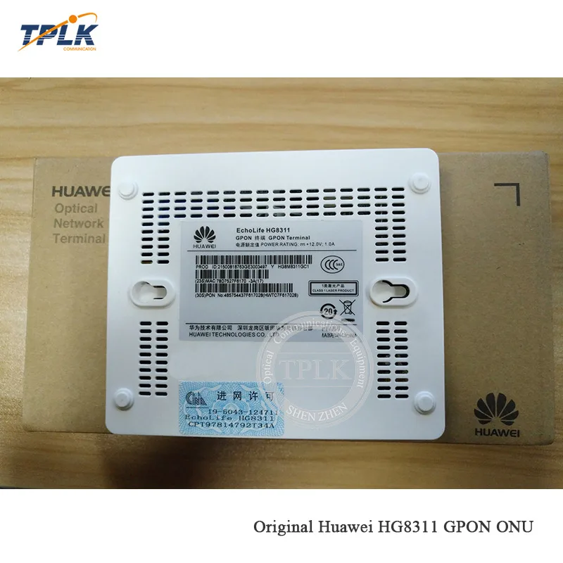5 шт./лот HG8311 GPON ONU/ONT порты 1FE + 1 H.248 и SIP проводной терминал double протоcl Gpon меню на