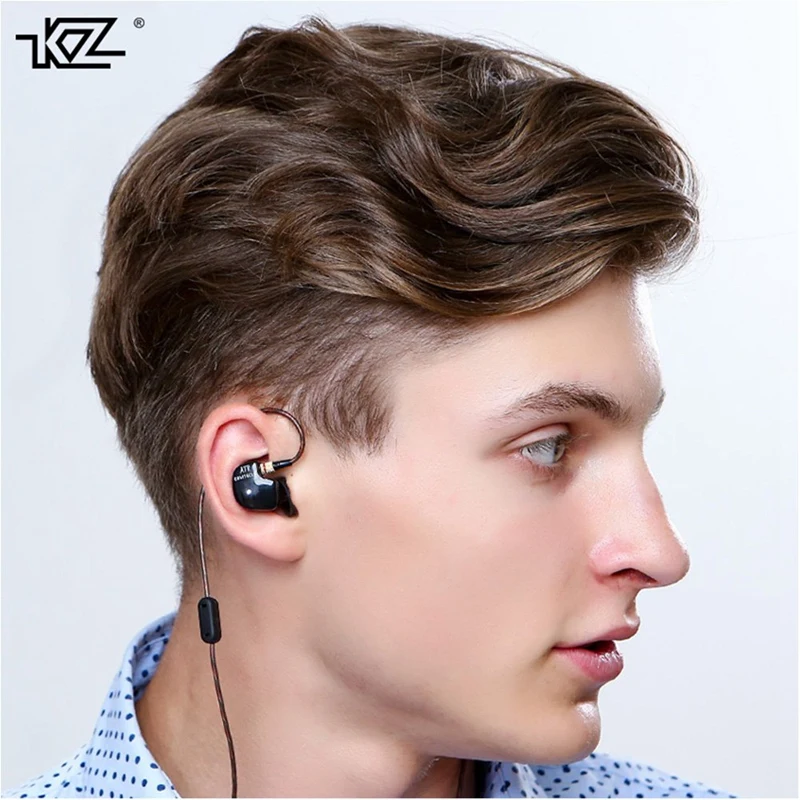 KZ ATR спортивные стерео Hifi наушники для мобильного телефона диджея бас гарнитура