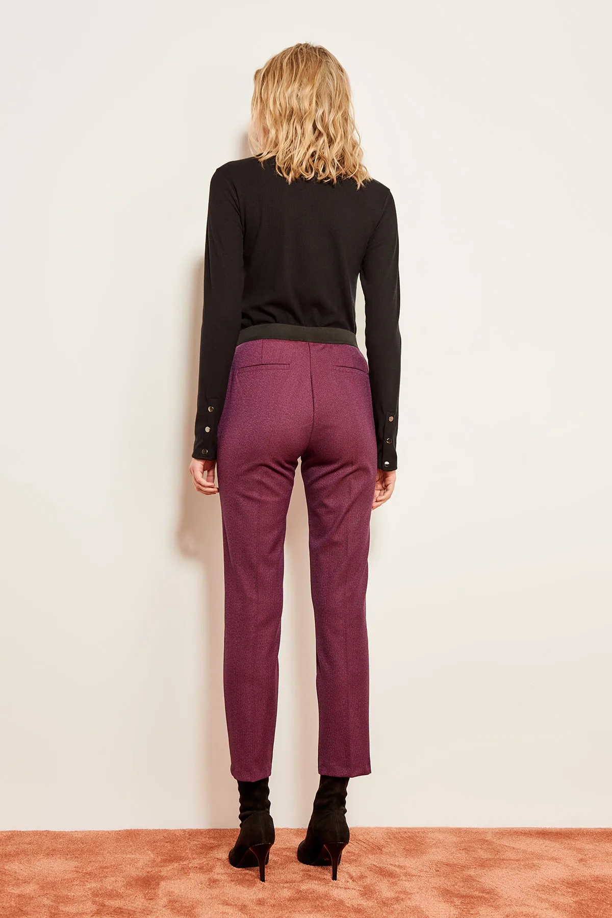 Trendyol сигареты брюки фиолетовый TOFSS19OV0002|Брюки| |