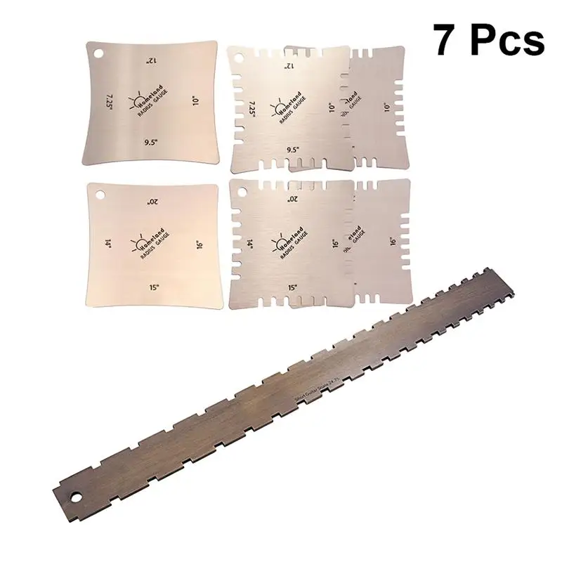 1 компл.. Прочный нержавеющая сталь R509 радиус измерительные приборы строка