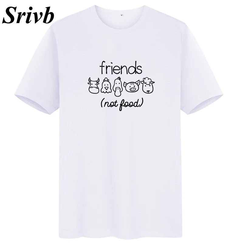 Женская футболка с коротким рукавом Srivb Friends Not Good летняя хлопковая Футболка