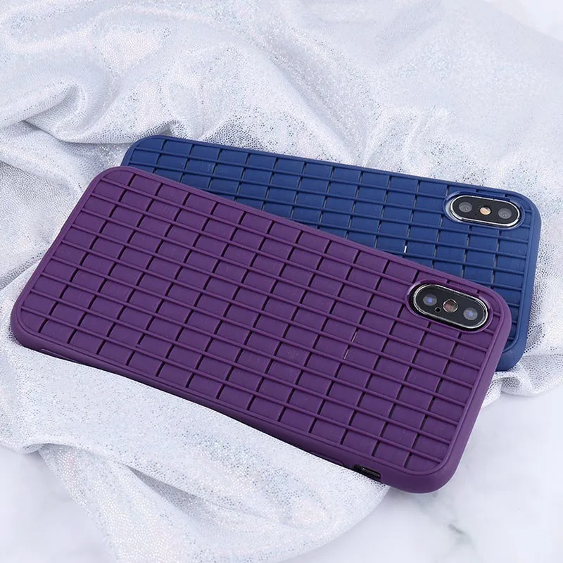 Силиконовый мягкий защитный чехол из ТПУ для Apple X iPhone XR XS Max ударопрочный дышащий