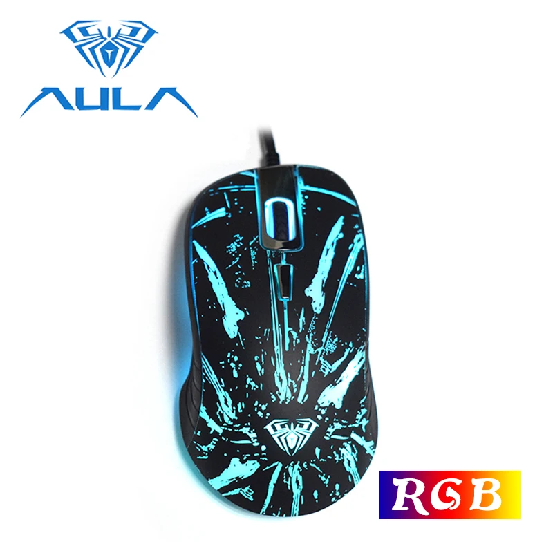

Игровая Проводная оптическая мышь HD 2000DPI, 4 кнопки, RGB-подсветка
