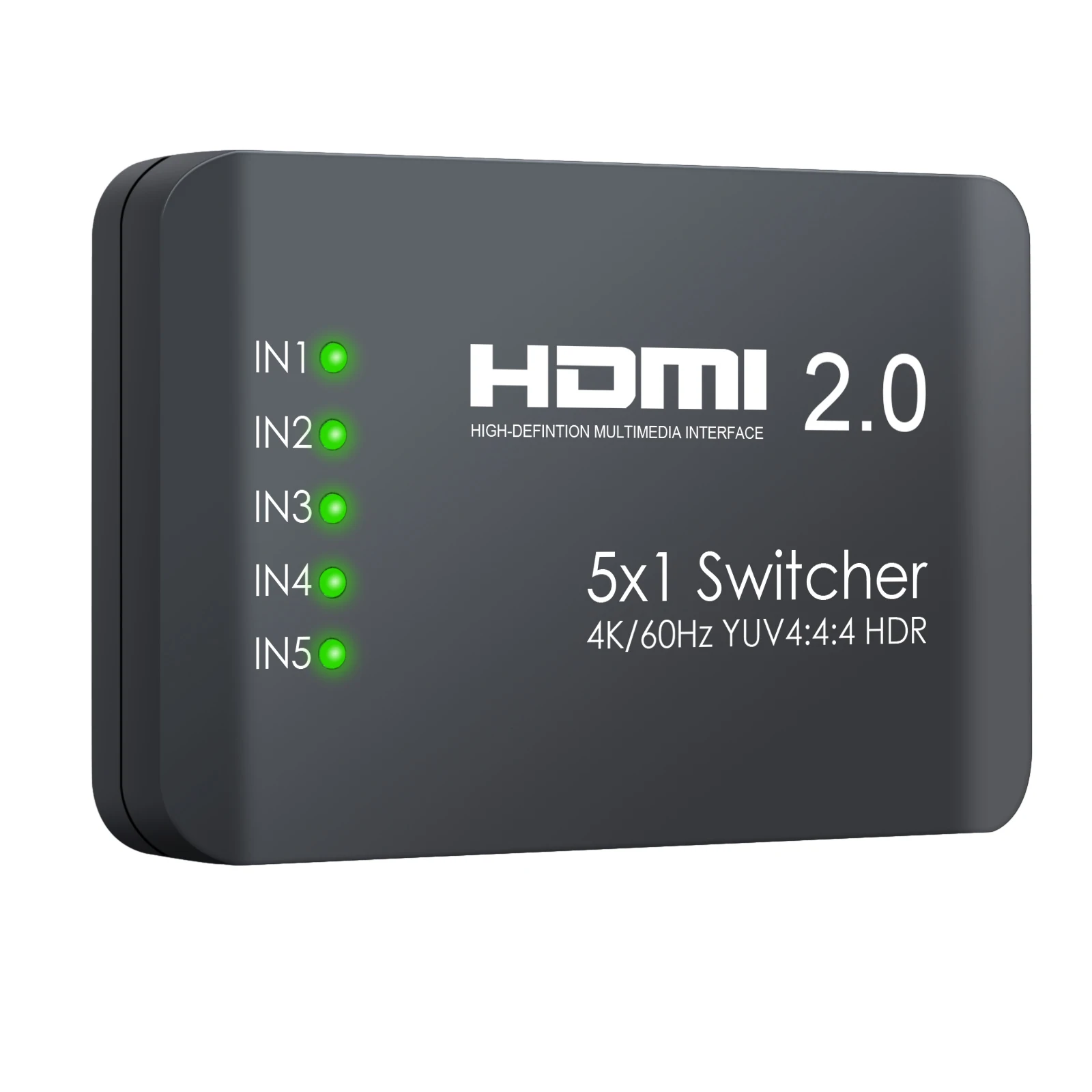 PROZOR 5 HDMI совместимый коммутатор входного порта с YUV 4:4:4 8 битным HDR 1 выход 2 0