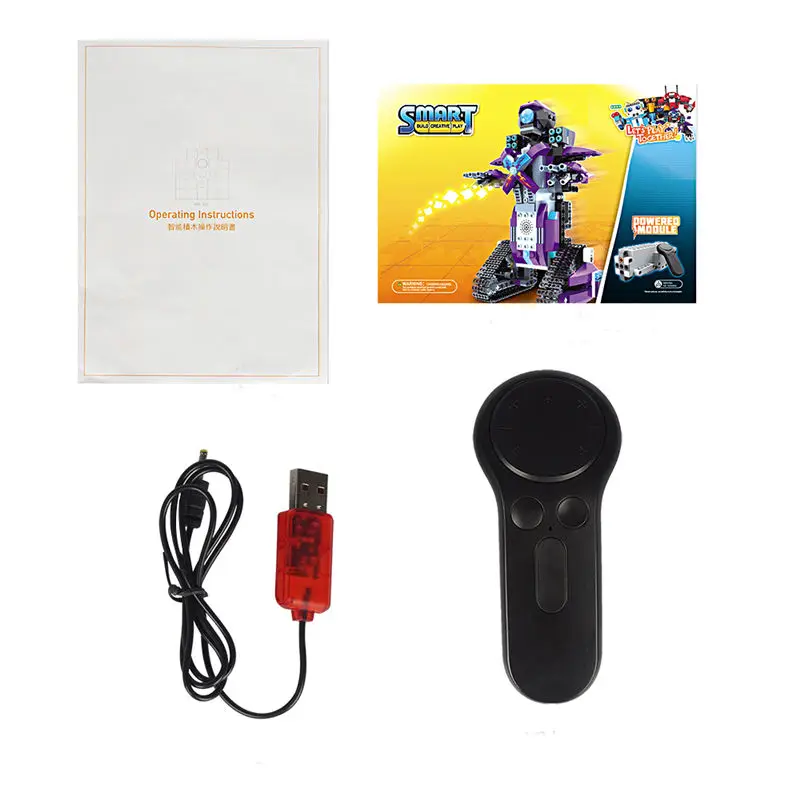 RC робот MoFun M3 2 4G 4CH DIY Bulit строительные блоки кирпич дистанционного Управление