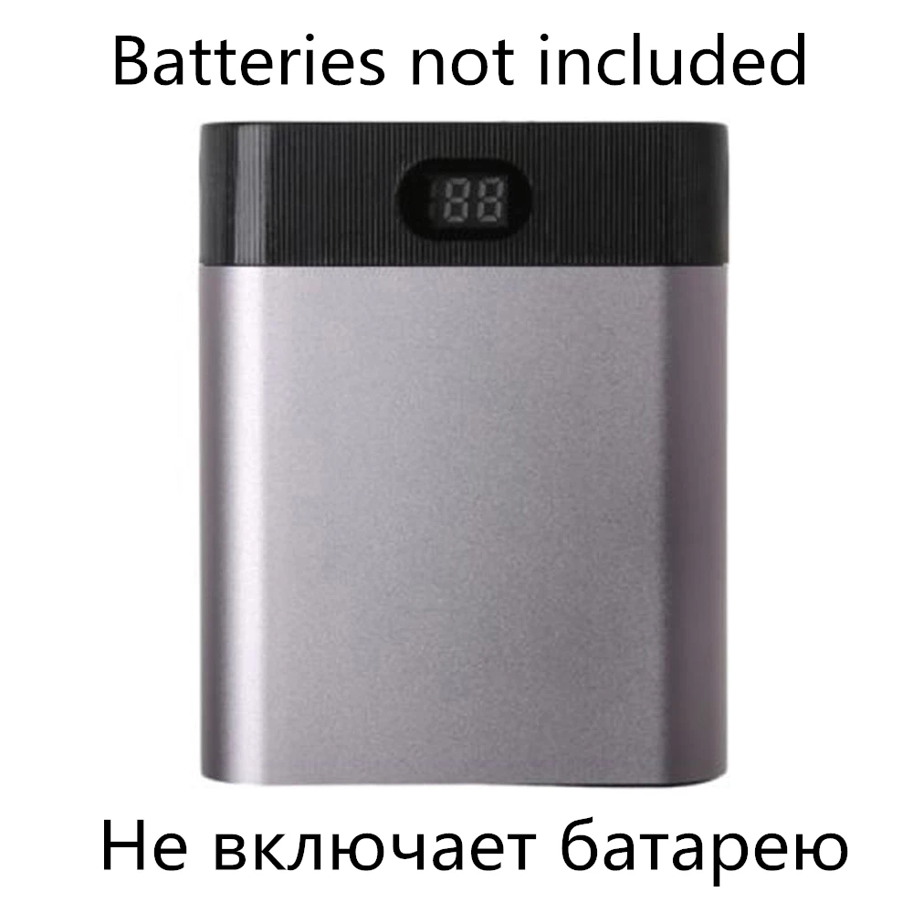 Двойной USB 4X18650 power Bank чехол комплект зарядное устройство коробка для телефонов
