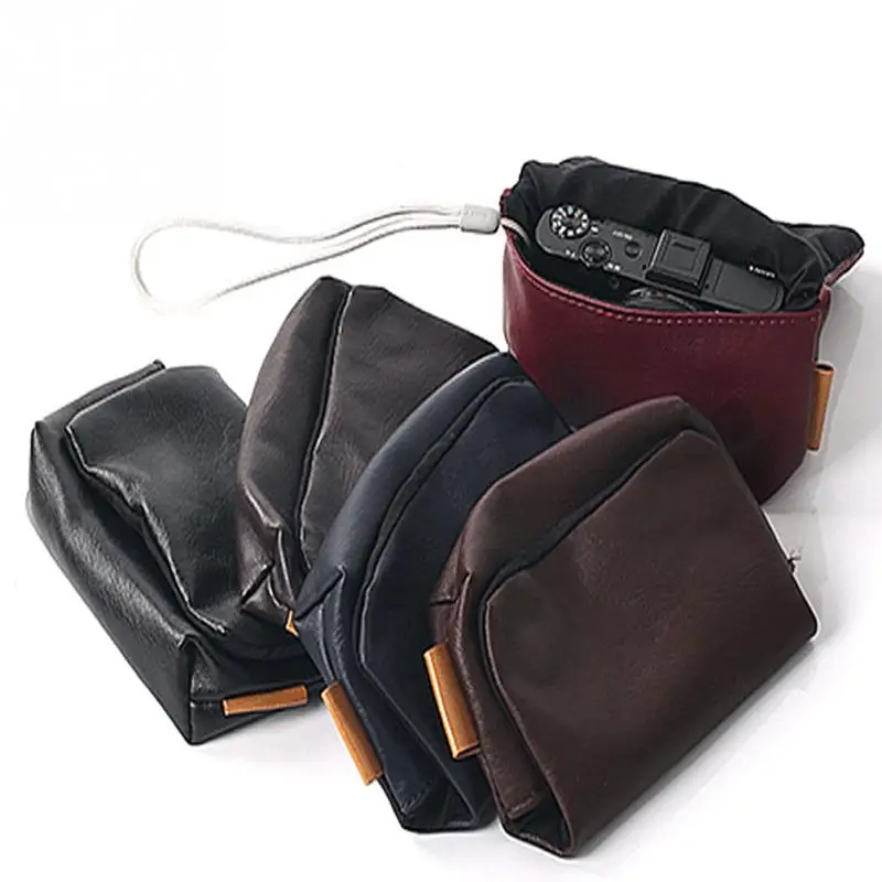 Простая сумка для хранения камеры Мягкий чехол для sony легкий портативный Одноцветный цифровой водонепроницаемый износостойкий чехол для камеры Сумка