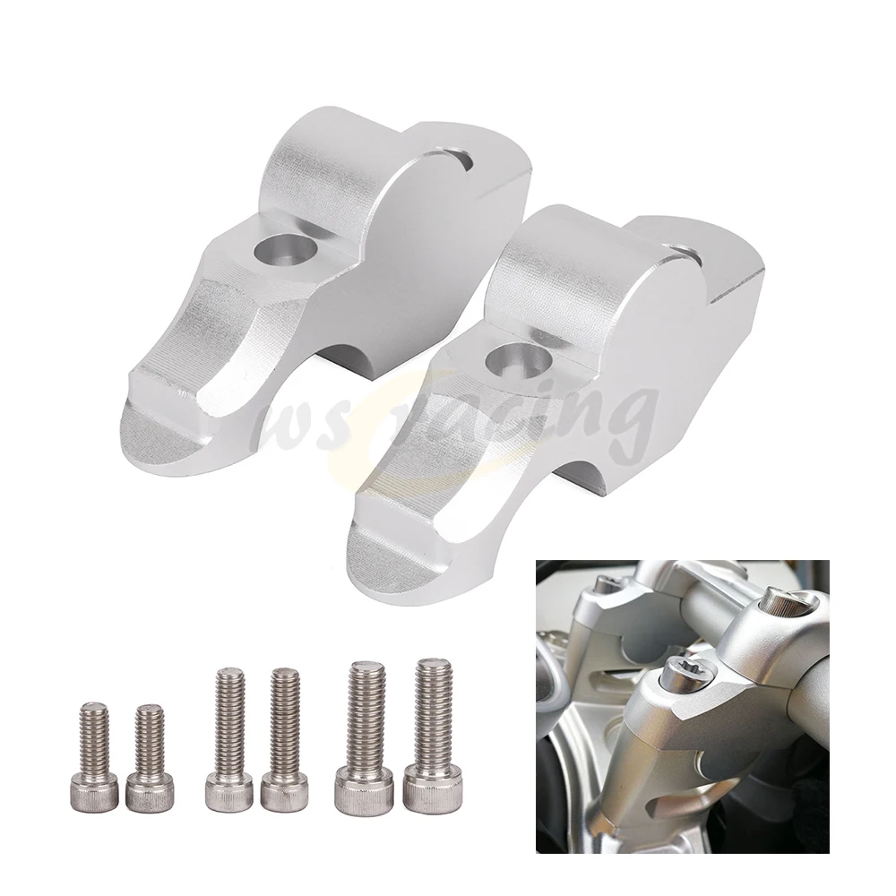 

Motorcycle HandleBar Riser Handle Bar Mount Clamp Adapter For BMW R Nine T R9T 2014 2015 2016 2017 2018