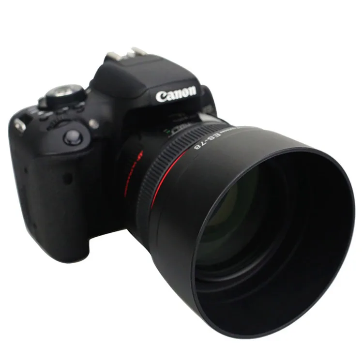 ES78 бленда объектива ES-78 для Canon EF 50 мм f/1.2L USM защелкивающийся кронштейн можно