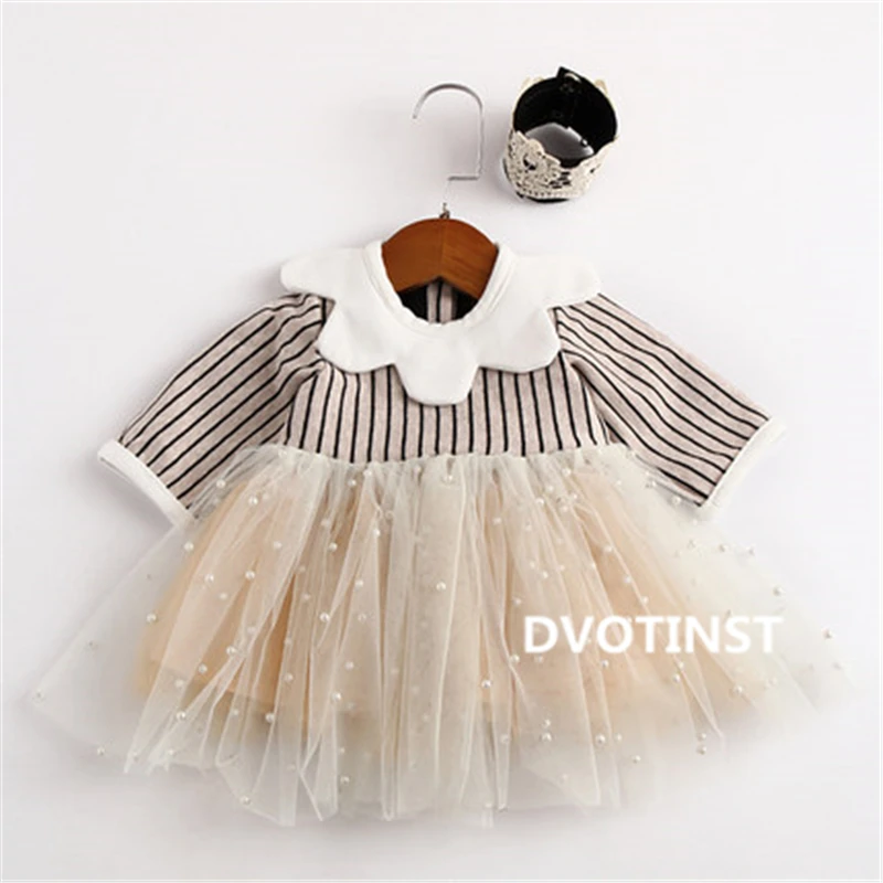 Dvotinst Newborn Baby Girls Photography Props Lace Dresses Hat Bonnet+Outfits Set Fotografia Costume 3-9M Studio Photo |