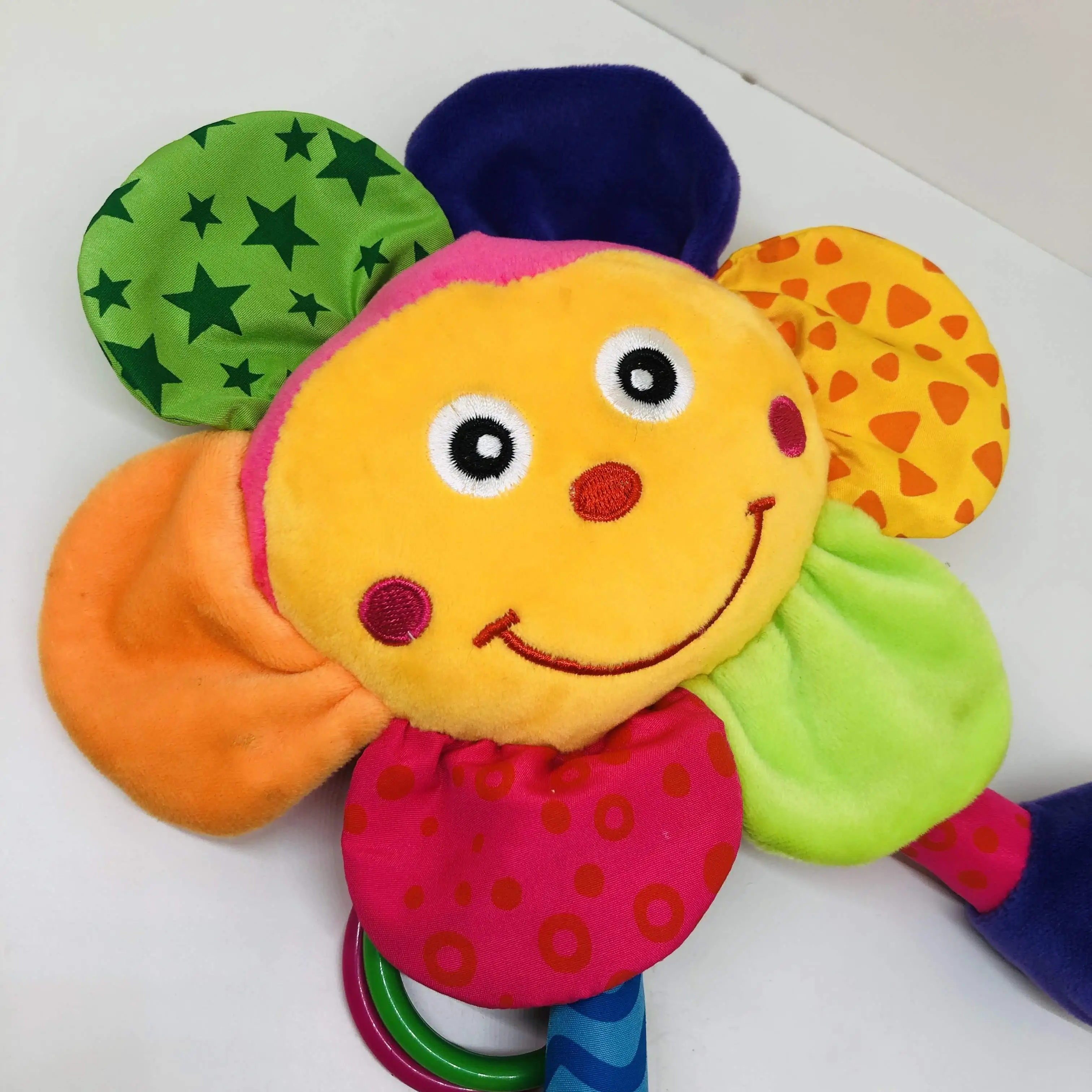 Babyfans Красочные куклы цветы Мультяшные Игрушки для малышей головоломка раннее