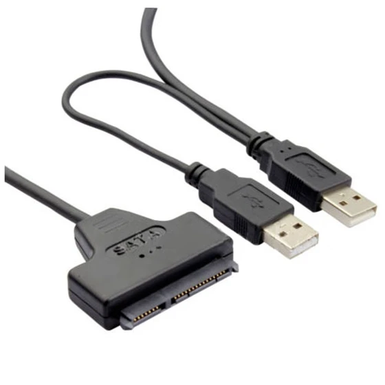 USB 2 0 для SATA 15 + 7 22P кабель адаптера 5 &quotHDD SSD жесткий диск ноутбука Чехол черный |