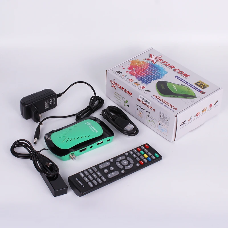 Ресивер Starcom спутниковый 4K Поддержка IPTV M3U DVBS2 HD цифровая ТВ приставка FTA приемник