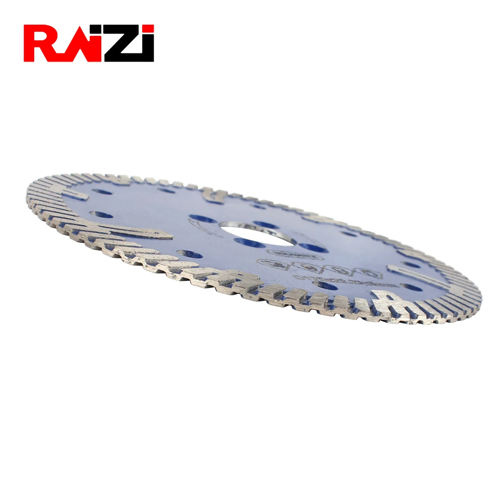 Raizi 125/150 мм Turbo диск для сухой резки T тип непрерывный обод кварца инженерный