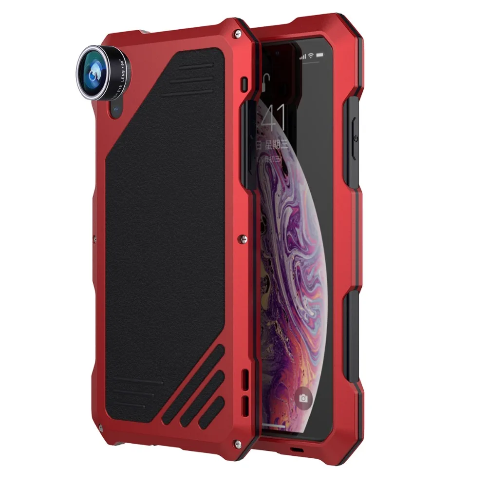 AKASO лучший чехол для Iphone XR MAX XS Алюминиевый противоударный из силиконовой резины