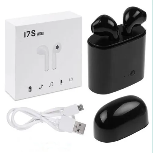 I7s TWS Спортивная bluetooth гарнитура с стерео беспроводной микрофон Беспроводная