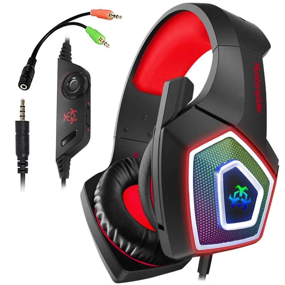 Игровая гарнитура Hunterspider для PS4 3 5 мм стерео звуковая кабельная с микрофоном